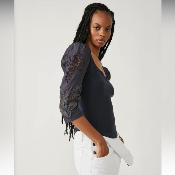 NWT FREE PEOPLE Brunch Date Top - Picture 8 of 10